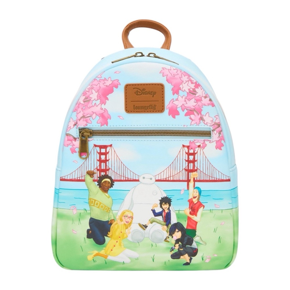 NEW Loungefly Disney Big Hero 6 Group View Mini Backpack